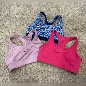 Nike medium sports bras